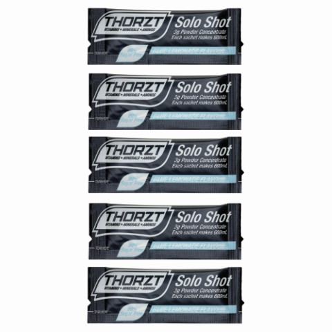 THORTZ SOLO SHOT SACHET 3G SOLO SHOTSPACKX 50PK BLUE LEMONADE